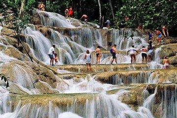 Dunns River Falls and River Rapids Jamaica with Lunch