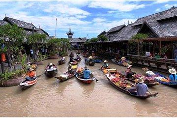 PATTAYA: Join Tour Floating Market (Ticket+Paddle Boat+Transfer.)