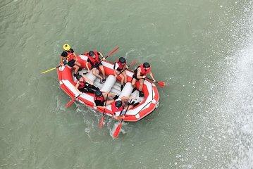 Rafting Vjosa and Benja Hot Springs from Gjirokaster