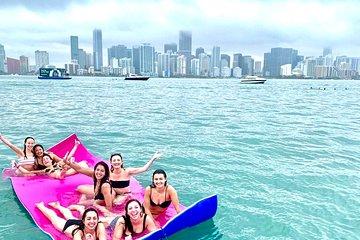 Miami Nixon Sandbar Hop-on Hop-off Boat Tour up to 10 Pax