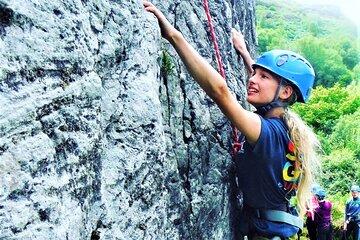 Rock Climbing and Abseiling in the Mountains of Sligo