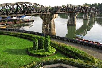 Bangkok Join Kanchanaburi-VIP Seat Train Riding, Long tail boat