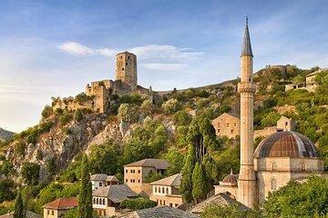Transfer Mostar to Dubrovnik with Kravice Waterfalls, Blagaj and Počitelj tour