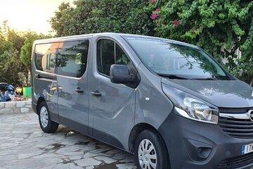 One-Way Private Transfer of up to 8 People in Milos