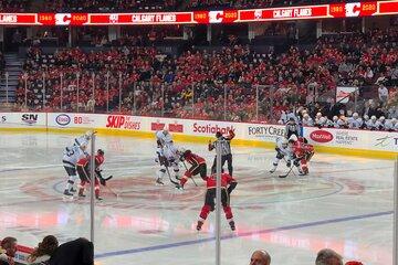 Calgary Flames Ice Hockey Game at Scotiabank Saddledome