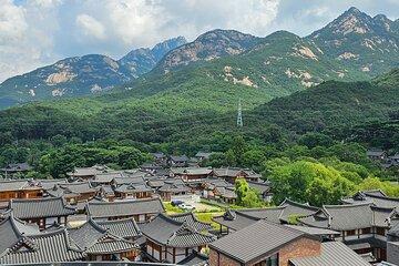 Customized Bukhansan tour with Hanok village and authentic food