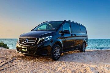 Departure from Akumal to Cancun International Airport. Private Service