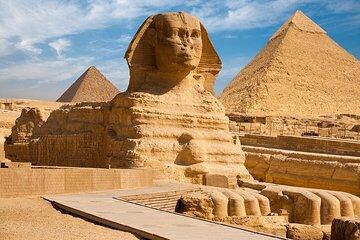 Grand Egyptian Museum and the Pyramids from Port Said Hotels