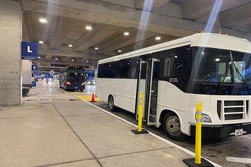Private Austin Bergstrom Airport Transfer Charter Bus to Austin