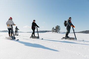 Private Driving Snow Scooters Experience in Finland