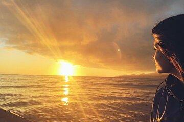 Sunset by Boat in Terceira Island