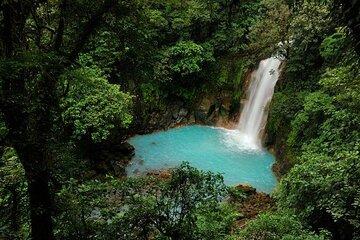 Hiking along the Río Celeste and the Waterfall from La Fortuna