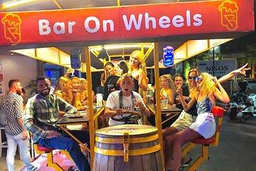 Malia: Party Bike 1 hour Experience & Unlimited Drinks