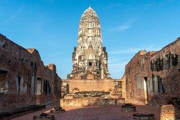 Ayutthaya Three Temple Tour and Scenic Boat Ride Experience