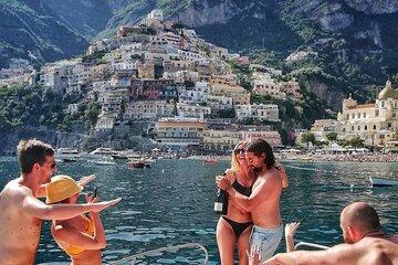 From Sorrento Coastline tour boat Amalfi and Positano