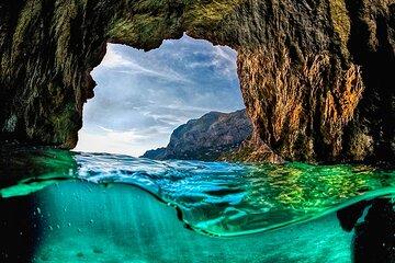 Capri Boat Tour of the Caves with Free Time from Naples
