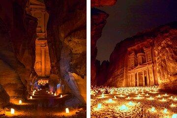 Full Day Tour of Petra and Petra Night Light Show from Amman