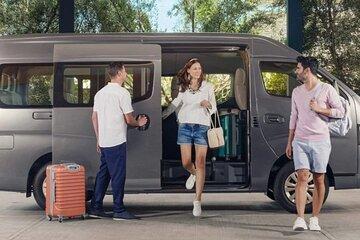 Airport transfer, 12 passenger minivan