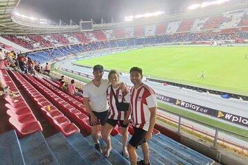 Soccer at the Metropolitan stadium with local fans