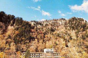 Sounkyo Gorge Autumn Leaves Ice Pavilion Day Tour by Private Car