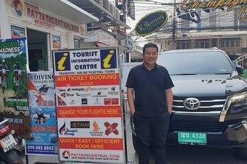 Pattaya to Suvarnabhumi Airport 24 Hour Private Transfer Service