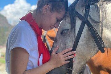 Steppe, Saddles and Sauna: Scenic Horse Rides Along River Nura