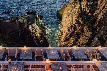 Acapulco Cliff Divers at Night