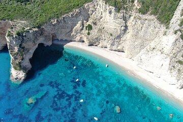 Paleokastritsa Corfu: Paradise, Yali Beach & Blue Caves Boat Tour