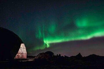 Guided Northern Lights Sightseeing Tour at Aurora Basecamp