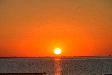 The Beautiful Sunset in Aydarkul Yurt Camp 2 Days 1 night