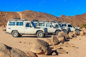 5 Hours Jeep Safari Full-Day tour with BBQ Dinner from Marsa Alam