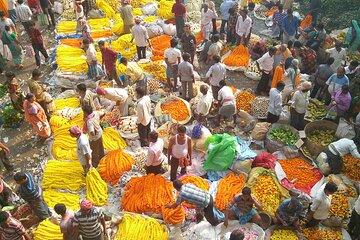 Flower Market Colors and Ganges Ghat Experience