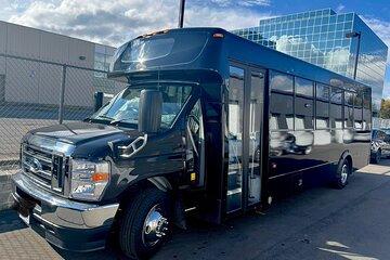 Transfer from Pearson Airport to Toronto by 24 Passenger Bus