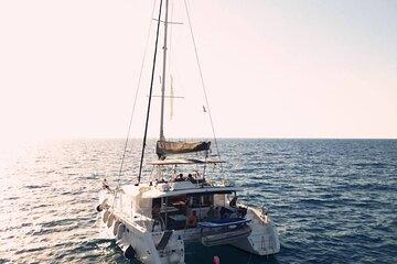 Romantic Sunset Catamaran Cruise from Kissamos Port with Wine