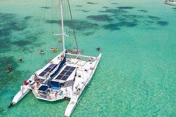 All-Inclusive Catamaran to Isla Saona: Drinks & Beach Bliss!