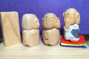 Jizo Wood Carving Experience in Kawagoe