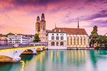 Private transfer from Lugano to Zurich with 2h Sightseeing stop