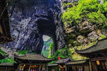 Wulong Tiankeng Three Bridges and Fairy Mountain Private Tour