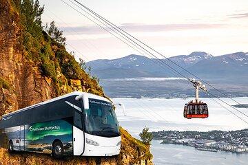 Tromso Fjellheisen Cable Car with Shuttle Bus Roundtrip Tickets