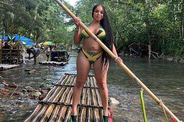 Montego Bay River Rafting and limestone Massage Experience