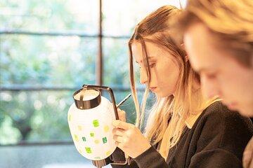 Lantern and Mini Japanese Umbrella Painting with Artisan Visit