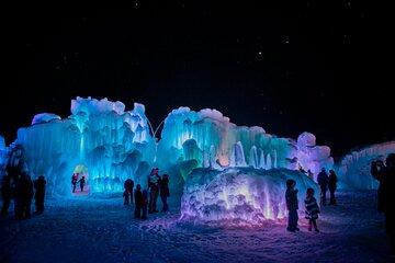 Utah Ice Castles Artesian Dairy Cheese Farm and Utah Crater