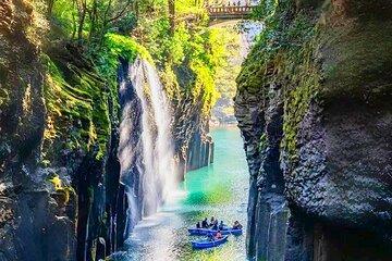 Takachiho Gorge and Amaterasu Railway Tour in Fukuoka