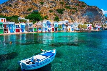 From Rethymno Full Day Trip Milos Island Plaka Sarakiniko