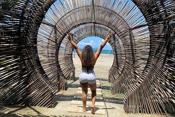 Adventure in the mud volcano in Cartagena