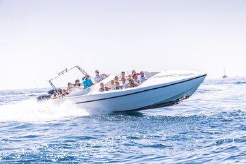 Comino Blue Lagoon Power Boat departure from Sliema
