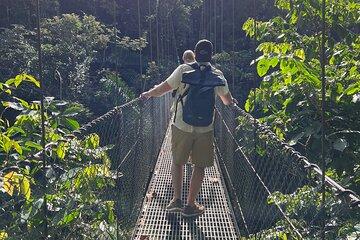 Private combo Hanging Bridges+Volcano Hike+Waterfall+Hot Springs