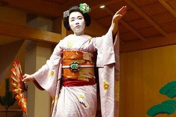 Maiko Dance and Tea Ceremony on a Noh Stage in Kyoto