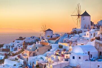 Santorini SKIP CABLE CAR Tour with Boat Transfer for Cruise Ships