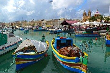 Marsaxlokk Fishing Village and Three Cities with Local driver